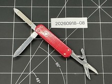 70-80s CLIP Vintage Victorinox Swiss Army Knife Red Alox Companion ROSTFREI picture