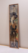 Antique Gibson Girl Equestrian Print Pabst Extract 1912 Calendar Art Nouveau picture