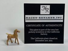 Hagen Renaker #526 A-453 Mini Mini Chestnut Colt Last of the Factory Stock 2021 picture