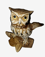 Vintage Homeco Great Horned Owl Ceramic Figurine MCM picture