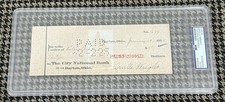 Orville Wright Signed Autograph 1924 Authentic Bank Check PSA/DNA Encapsulated picture