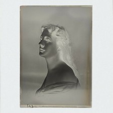 Antique 1900s Stage Actress Glass Negative Plate 5