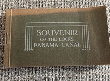 Souvenir Of the Locks Panama Canal Republic Panama Postcard booklet of 10 picture