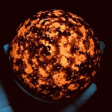 65mm+ Natural Yooperite Gemstone Sphere quartz crystal ball healing 360g+ 1pc picture