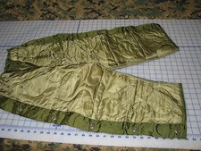 case lot 15 Large short regular FIELD trousers pants LINERS w/ buttons down leg picture