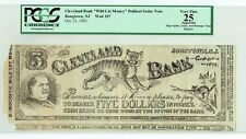 Cleveland Bank Wild Cat Money Bungtown NJ Grover Oct 21, 1892 PCGS Very Fine 25 picture