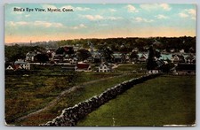 F 457, Bird's Eye View, Mystic, Conn., c1913, Divided Back picture