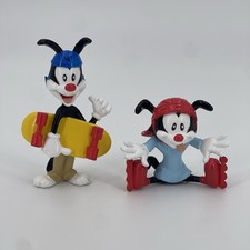 ANIMANIACS figure lot 1994 Yakko Skateboard Wakko Roller Blades PVC toys Rare picture