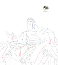 Justice League Animated Series-Original Production Drawing-Batman/Superman picture