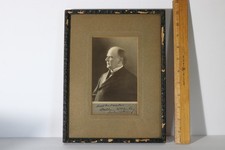 Fine ANTIQUE 1900 CABINET CARD PHOTO WILLIAM McKINLEY SIGNED AS U.S. PRESIDENT picture