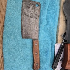 meat cleaver vintage antique 15 Inch picture