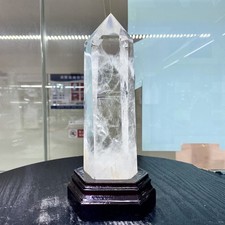 4LB Natural white crystal square pointed column quartz crystal spiritual repai picture