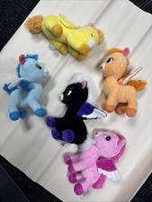 Disney Parks 100 Years Fantasia Peter Pegasus Horse Family Plush Set Series 3/10 picture