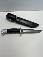 RARE 1996 Buck 119 Buckcote Z5 Titanium Aluminum Nitride Serrated Blade Knife picture