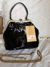 NWT PATRICIA NASH Leather Laureana Beaded Framed Satchel picture