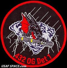 USAF 432nd OPERATIONS GROUP -DETACHMENT 1-MQ-9 Reaper-Creech AFB ORIGINAL PATCH picture