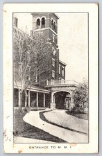 Entrance to Millersburg Military Institute Kentucky MMI Postcard picture