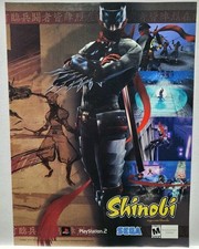 2002 Shinobi Sony Playstation 2 PS2 Sega Original Print Ad Poster Promo Art picture