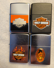 4 Harley-Davidson MINT Condition Zippo Lighters picture