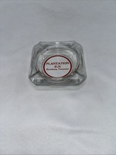 Vintage Marketing Ashtray Glass Plantation Motel & Restaurant Virginia Beach VA picture