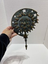 Vintage 1994 PartyLite Celestial Sun Wall Sconce Hook  *read* picture