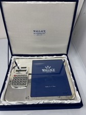 Wallace Silversmiths Silver Plated Removeable Calculator Frame Gift Set picture