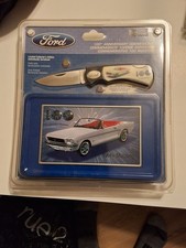 FORD 100th ANNIVERSARY 1964 1/2 MUSTANG LE KNIFE & TIN NOS VTG SEALED M10293 picture
