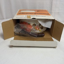 Vintage Sanko Ware Show Pan 2 1/2 Quart Saucepan Japan Pot Orange Poppy New picture