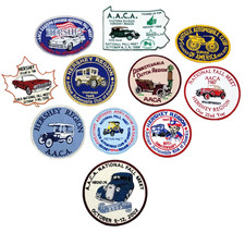 Rare Vintage Lot of 11 Hershey Pennsylvania Auto Club & Show Patches picture