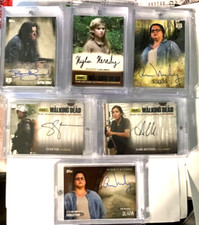 AMC The Walking Dead Autograph Cards nm-m with FREE Protective Case picture