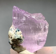 96 Carat Beautiful Pink Kunzite Combine blue Tourmaline Crystal From Afghanistan picture