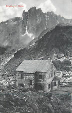 Mountaineering Austrian Alps Reutlinger Hutte cottage refuge hut 1911 picture