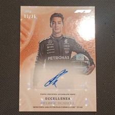 Topps F1 Excellence 2025 George Russell Mercedes-AMG Autograph 10/25 picture