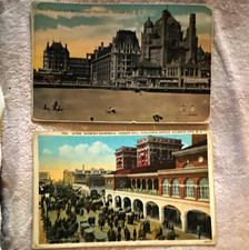 Atlantic City NJ Boardwalk Postcard Lot (2) Haddon Hall & Chalfonte Hotels picture