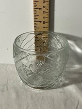 Crystal clear? Glass ANGEL Christmas HOLIDAY Wide 3.5
