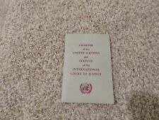 Charter of the United Nations Statute of International Court Book 1950 Military picture