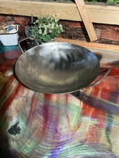 vintage Atlas Metal Spinning Co large vintage mixing/utility bowl, Or Wok picture