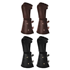 1 Pair Medieval Knight Gauntlets Vintage Cosplay Arm Braces Men's Costume picture