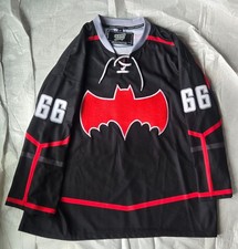 geeky jersey Batman Crusader classic DC emblem jersey size G1 or 3xl picture