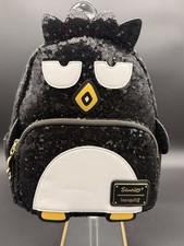 NWT Loungefly Sanrio Badtz Maru Sequin Mini Backpack Penguin Cosplay picture
