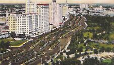 Postcard Biscayne Boulevard From AIr Miami FL picture