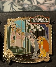 Disney Lady and the Tramp 70th Anniversary Tony's Restaurant LR Pin picture