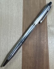 Vintage Centennial Ballpoint Pen US Chrome Plated Steel - Made In USA picture