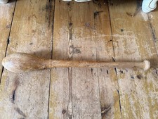 VINTAGE LARGE WOODEN INDIAN CLUB ANTIQUE WOOD JUGGLING PIN 17