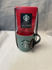 Starbucks Classic Hot Cocoa Ceramic Mug Gift Set — Red / Green Variations NWT picture