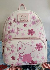 Loungefly Disney Winnie the Pooh Cherry Blossom Mini Backpack NWT picture