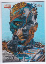 2026 Topps Marvel Neon Captain America Murals Case Hit MU-4 Tristan Eaton SP SSP picture