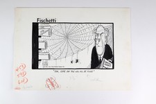 1963 John Fischetti Original Political Cartoon Congressional Seniority picture