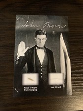 John Brown Hair Strand & Rope Piece Relic Historic museum Abolitionist Lincoln picture