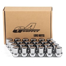Gasupply M14x1.5 Wheel Lug Nuts, 1.5 Tall Cone Seat Silver, 24 Pcs picture